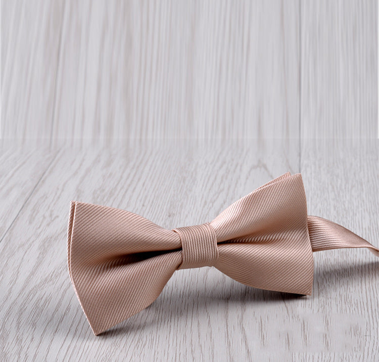 Solid Color Male Red Groom Formal Tie