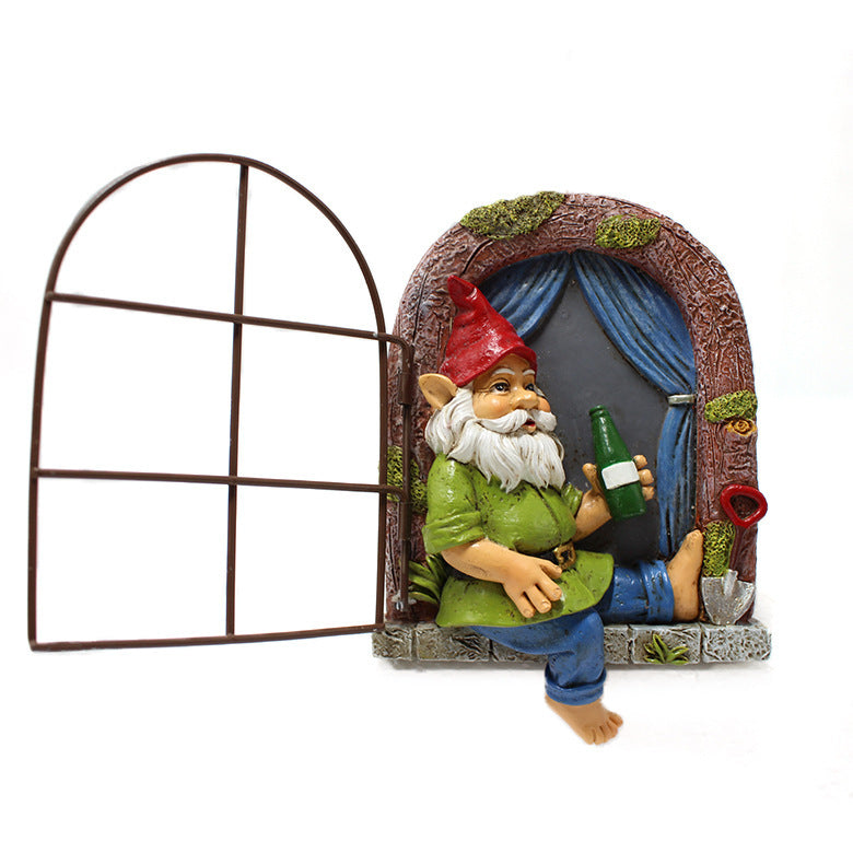 Creative Resin Garden Tree Hanging Outdoor Landscape Ornament