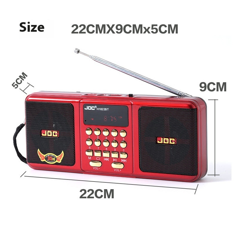 Multi-Function Card Portable Radio For The Elderly Full-band Bluetooth Speaker