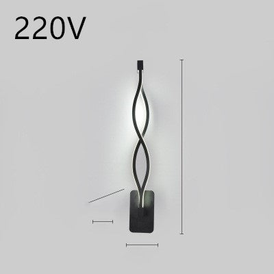 Silicone Shade LED Bedside Wall Lamp Button Switch