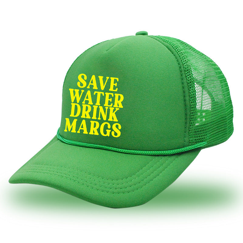 Save Water Ink Margs Printed Baseball Cap