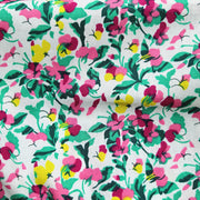 80’s Style 100% Cotton Super Dense Poplin Botanical Printed Fabric for Spring-Summer Clothing