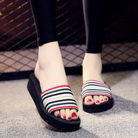 3cm White Striped