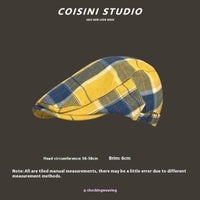 Large Plaid Yellow