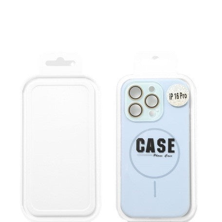 Liquid Silicone Magnetic Crystal Lens Phone Case Protective Cover