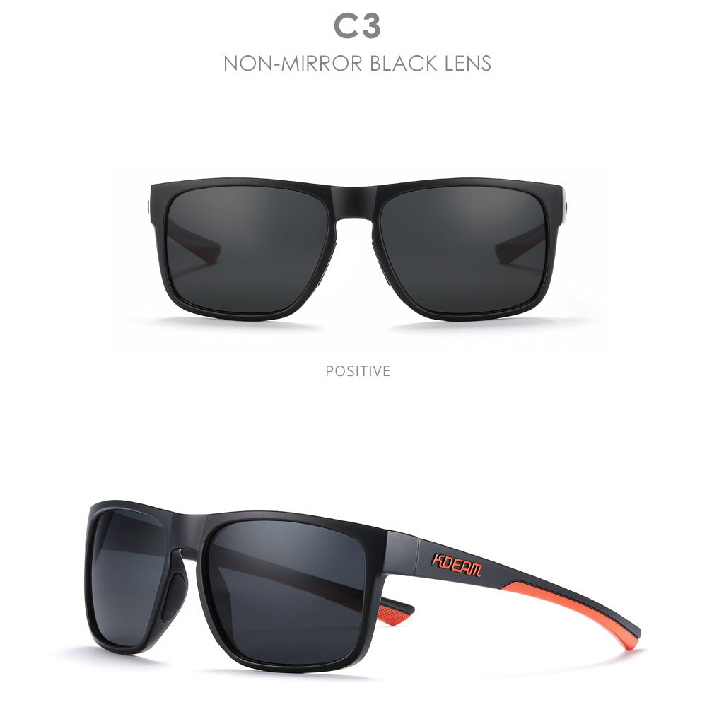 Colorful Real Film Lure Fishing Sunglasses