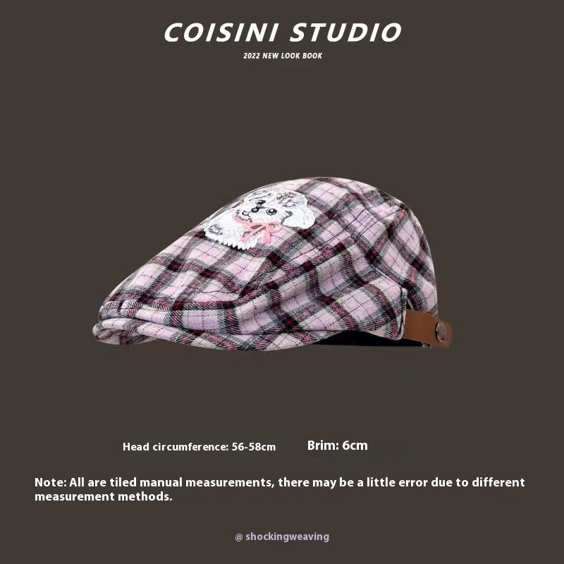 Stylish Cotton Dome Crown Painter Cap for Women’s Spring and Autumn Casual Wear