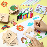 Child Drawing & Graffiti Tool Set – Early Education Creative Toys