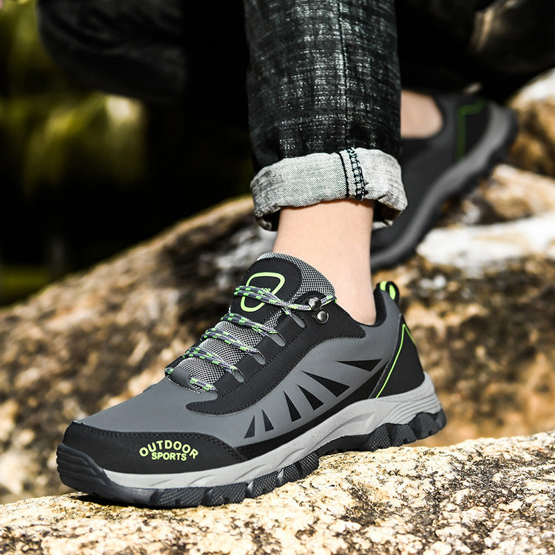 Mountaineering Shoes Plush Training Men's Warmth