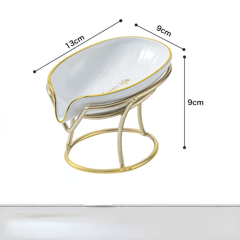 Double Plastic Soap Box with Drain – Bathroom Soap Holder