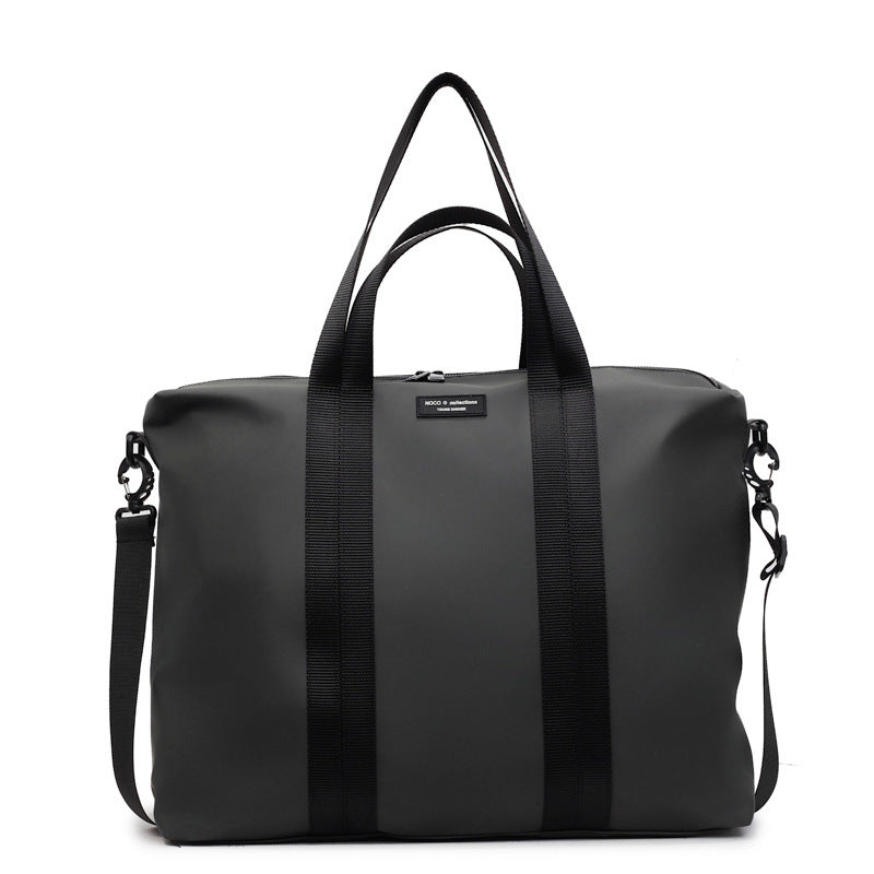 Unisex Solid Color Oxford Cloth Tote Travel Carryall