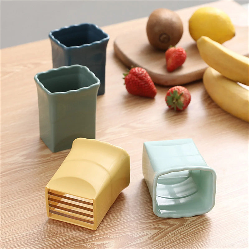 Stainless Steel Cup Slicer – Multi-purpose Fruit, Egg, and Vegetable Cutter