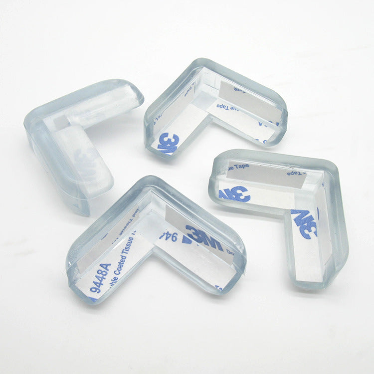 Soft PVC Table Corner Guard For Baby Safety With 3M Tape