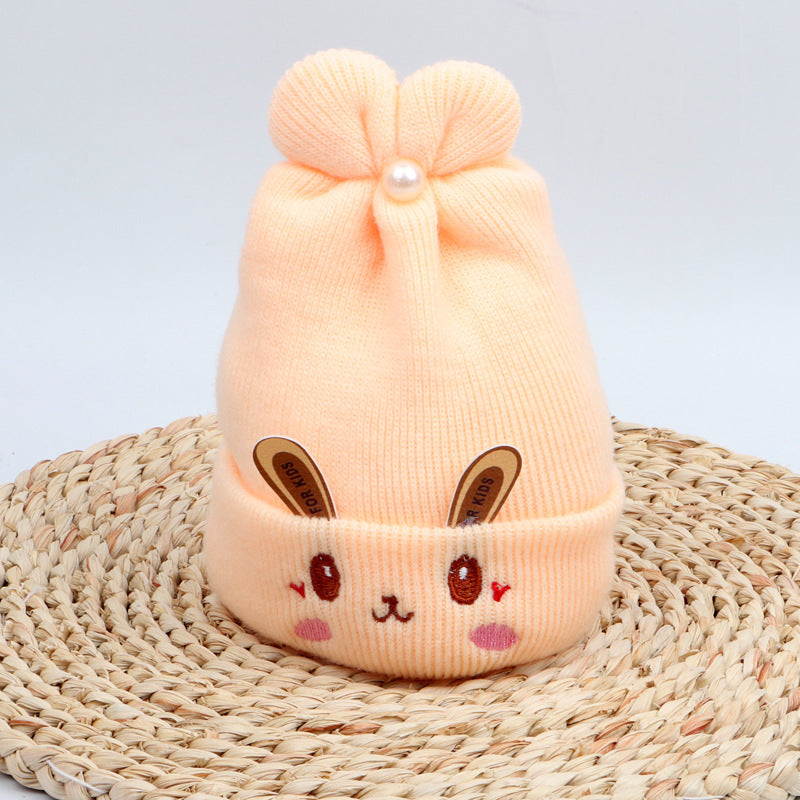Unisex Newborn Woolen Winter Beanie Hat Regular Fit