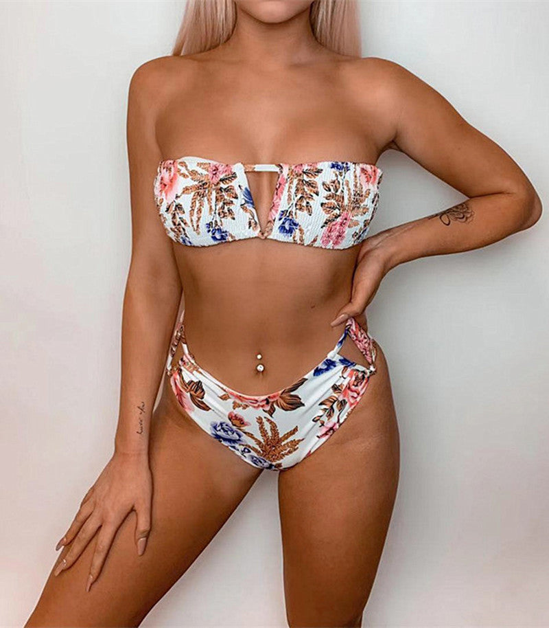 Women’s High-Quality Nylon Backless Swimwear Set – Stylish & Durable