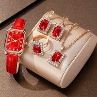 Red four piece set