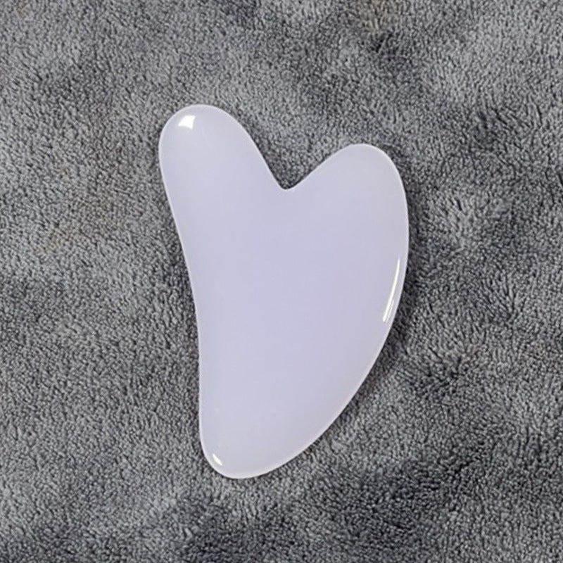 Resin Beeswax Gua Sha Tool – Heart-Shaped Facial Scraping Sheet