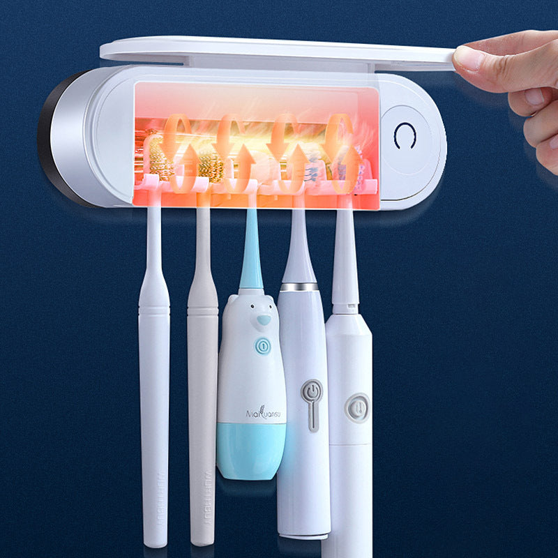 Toothbrush Sterilizer – UV Light Sanitizer for Bathroom Hygiene