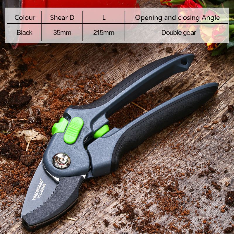 Garden Scissors with Ultra-Fine Polished Metal Blades and Ergonomic Non-Slip Handle