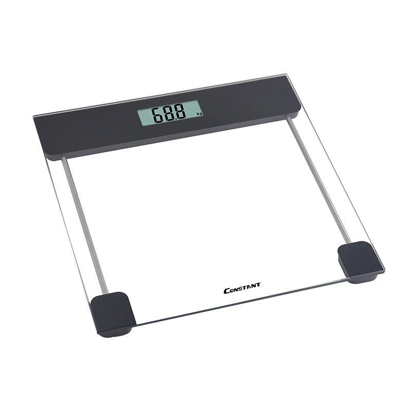 Simple Transparent Tempered Glass Electronic Body Scale