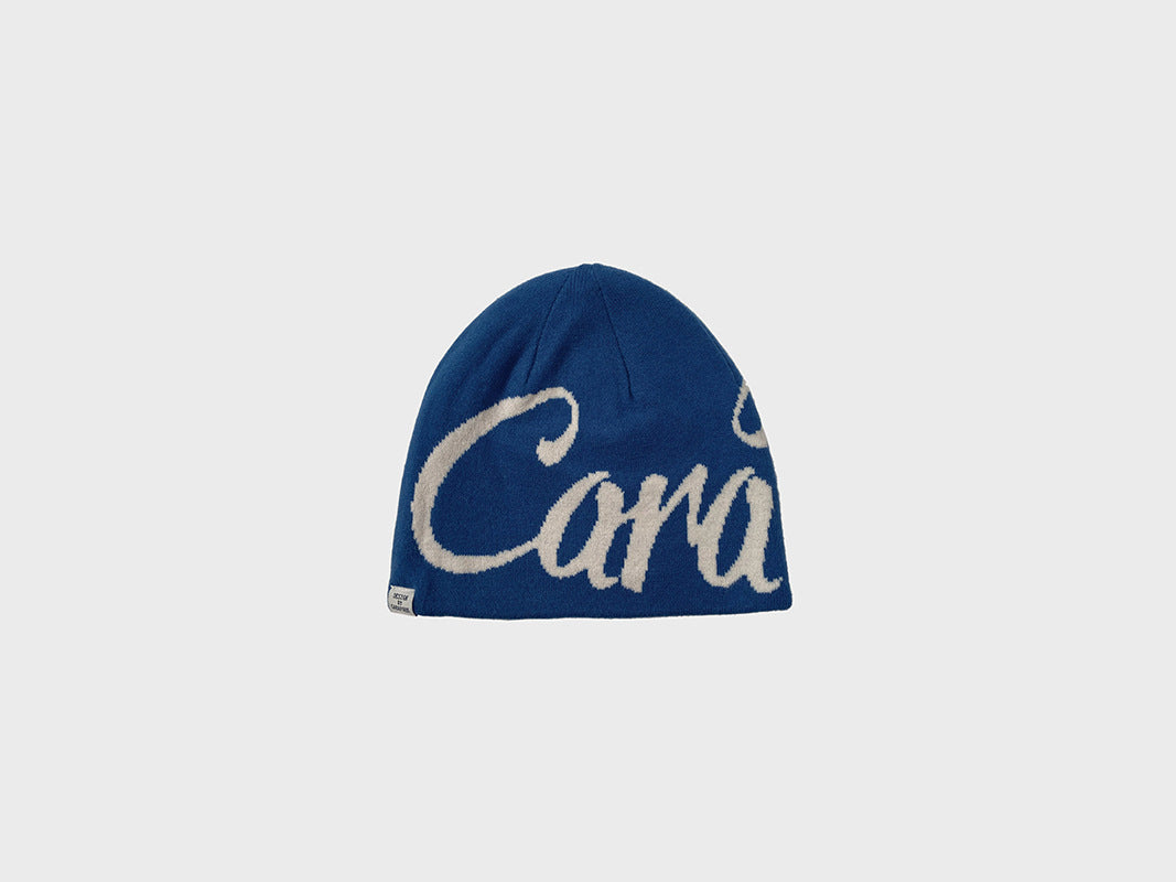 American Street Letter Jacquard Double-sided Wear Knitted Hat