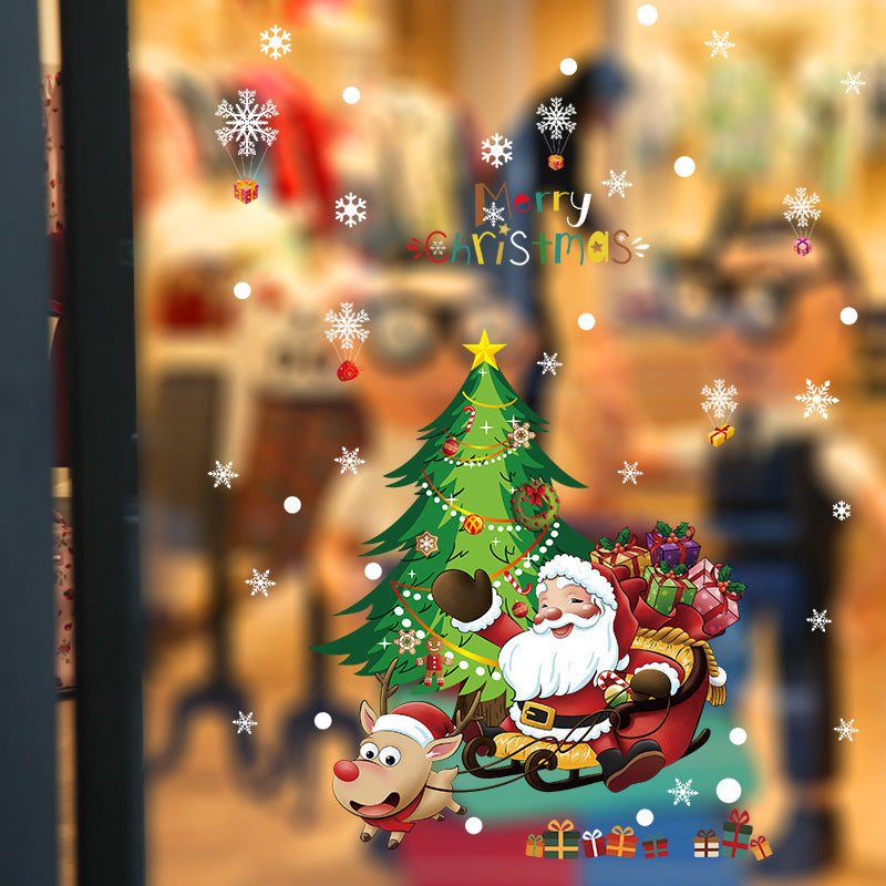 Christmas Glass Window Stickers Decoration