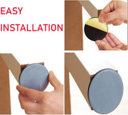 Round Self-adhesive Wear-resistant Teflon Mute Table And Chair Foot Pad