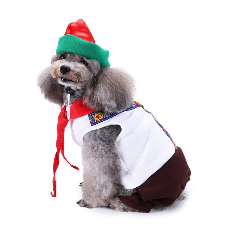 Pet Christmas and Halloween Costume – Creative Funny Outfit for Dogs, Cross-Border Pet Clothes