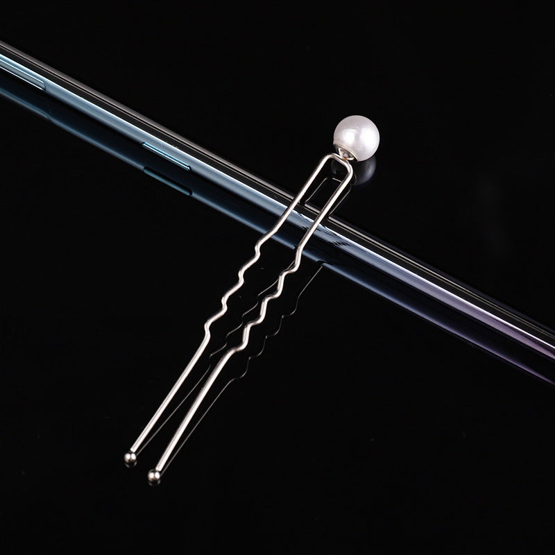 Pearl Hairpin Temperament Ball Head Girls