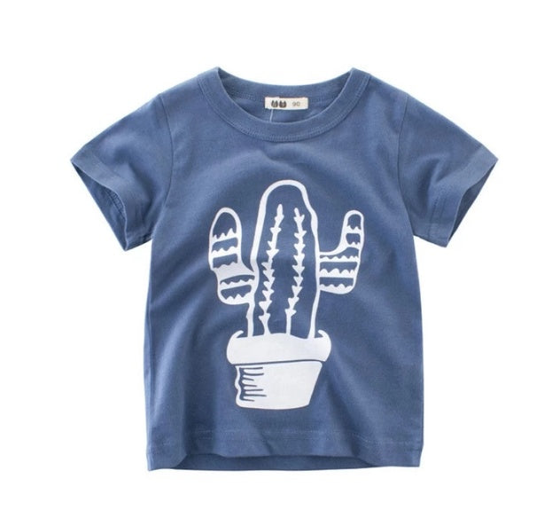 Kids Short Sleeve Korean Cotton Blend Tee Regular Fit