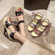 Elegant Wedge Women's Peep Toe Sandals