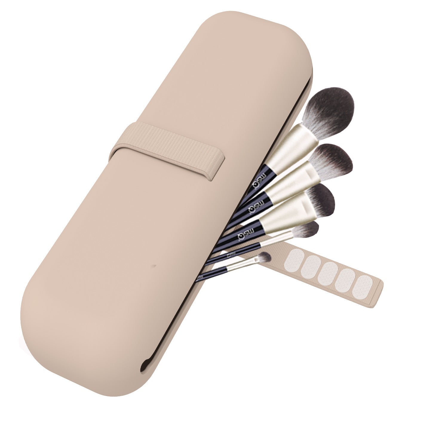 Travel Makeup Brush Bag – Portable Multifunctional Makeup Kit Organizer