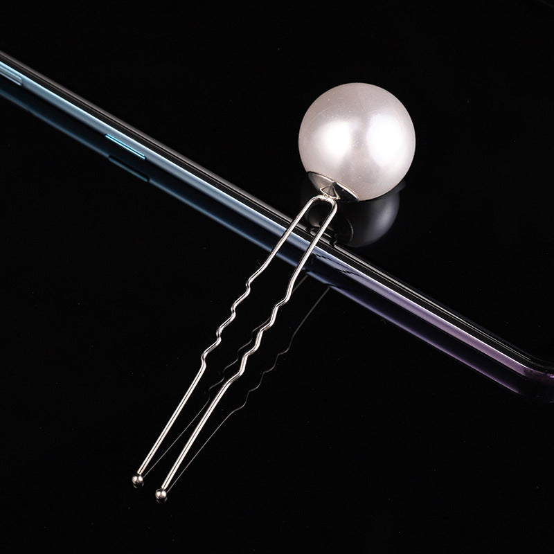 Pearl Hairpin Temperament Ball Head Girls