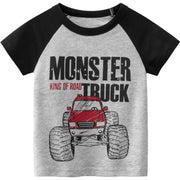 Unisex Kids Regular Fit Short Sleeve Korean Tee Soft Fabric