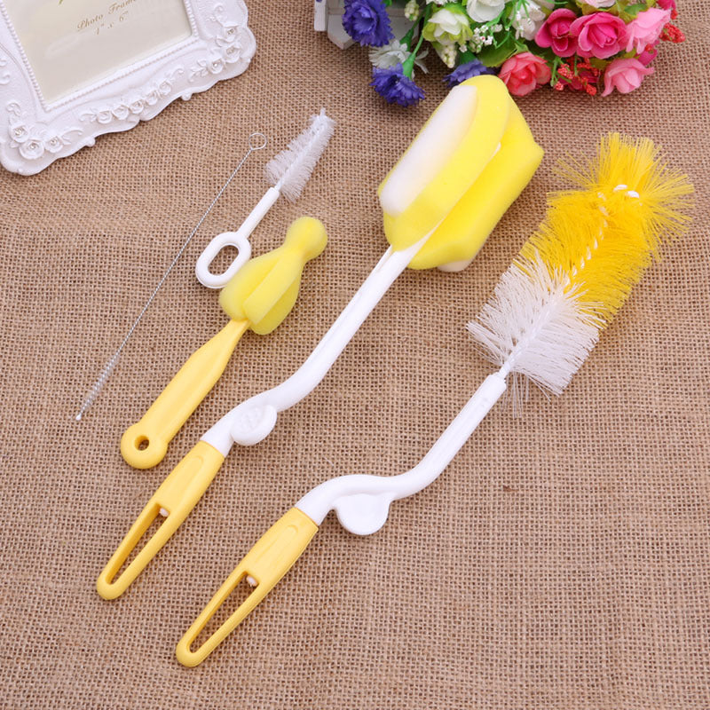 Extended Baby 5 Piece Set Nipple Straw Brush