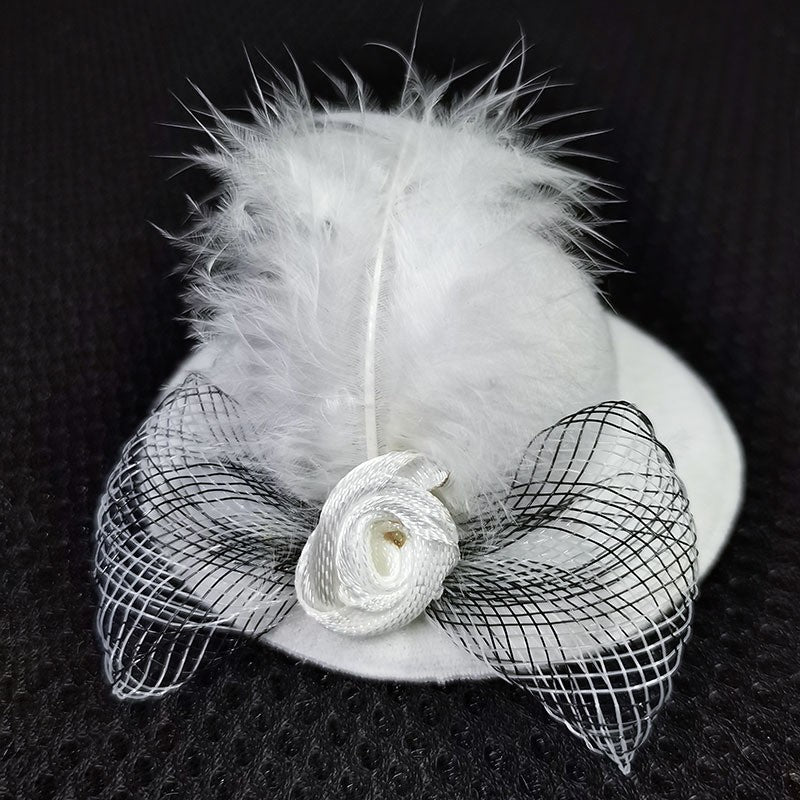 Headdress Toy Mesh Flower 7cm Pet Hat