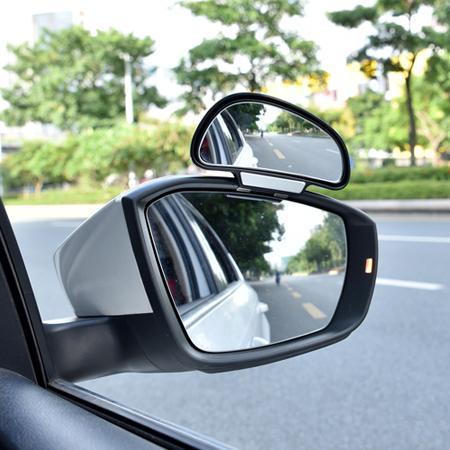 Car Rearview Blind Spot Mirror – 360° Adjustable Auxiliary Mirror