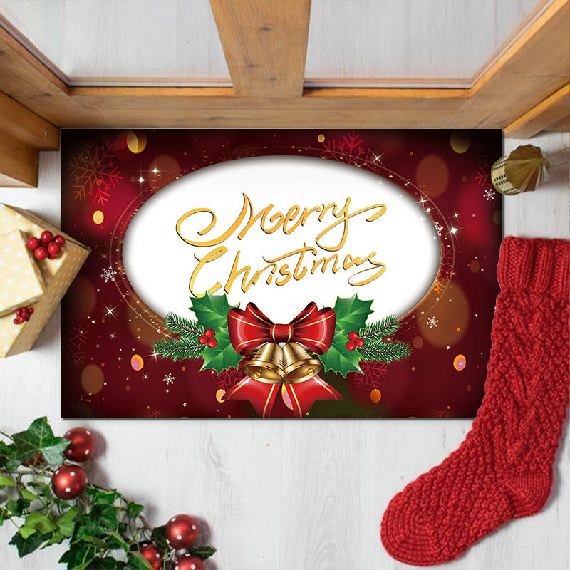 Christmas Theme Carpet Cartoon Decoration Bathroom Floor Mat