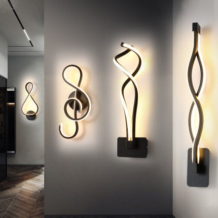 Silicone Shade LED Bedside Wall Lamp Button Switch