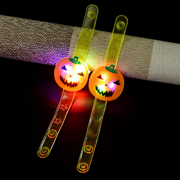 Halloween Glowing Pumpkin Ring – Light-Up Lantern Prop and Party Gift