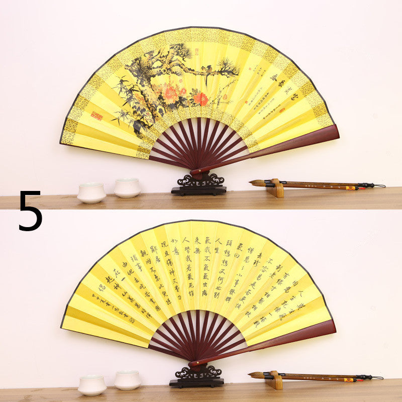 Bamboo craft fan