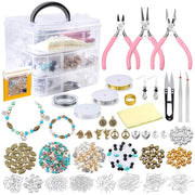 Acrylic Bead & Pearl Crystal Shaped Bead Set – DIY Jewelry Making Kit