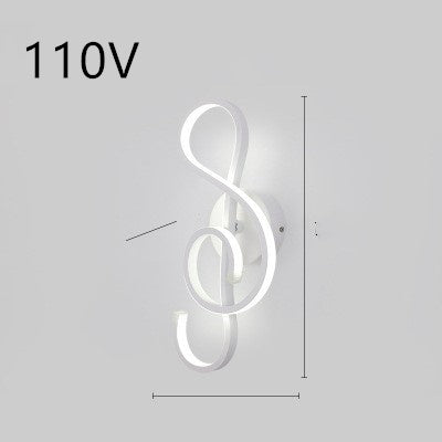 Silicone Shade LED Bedside Wall Lamp Button Switch
