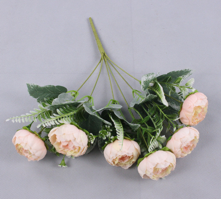 Instagram Simulation Peony Wedding Bouquet Held In Hand