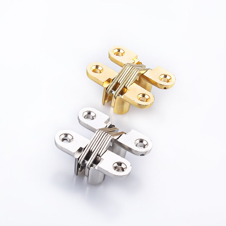 Small Zinc Alloy Invisible Folding Door Hinge