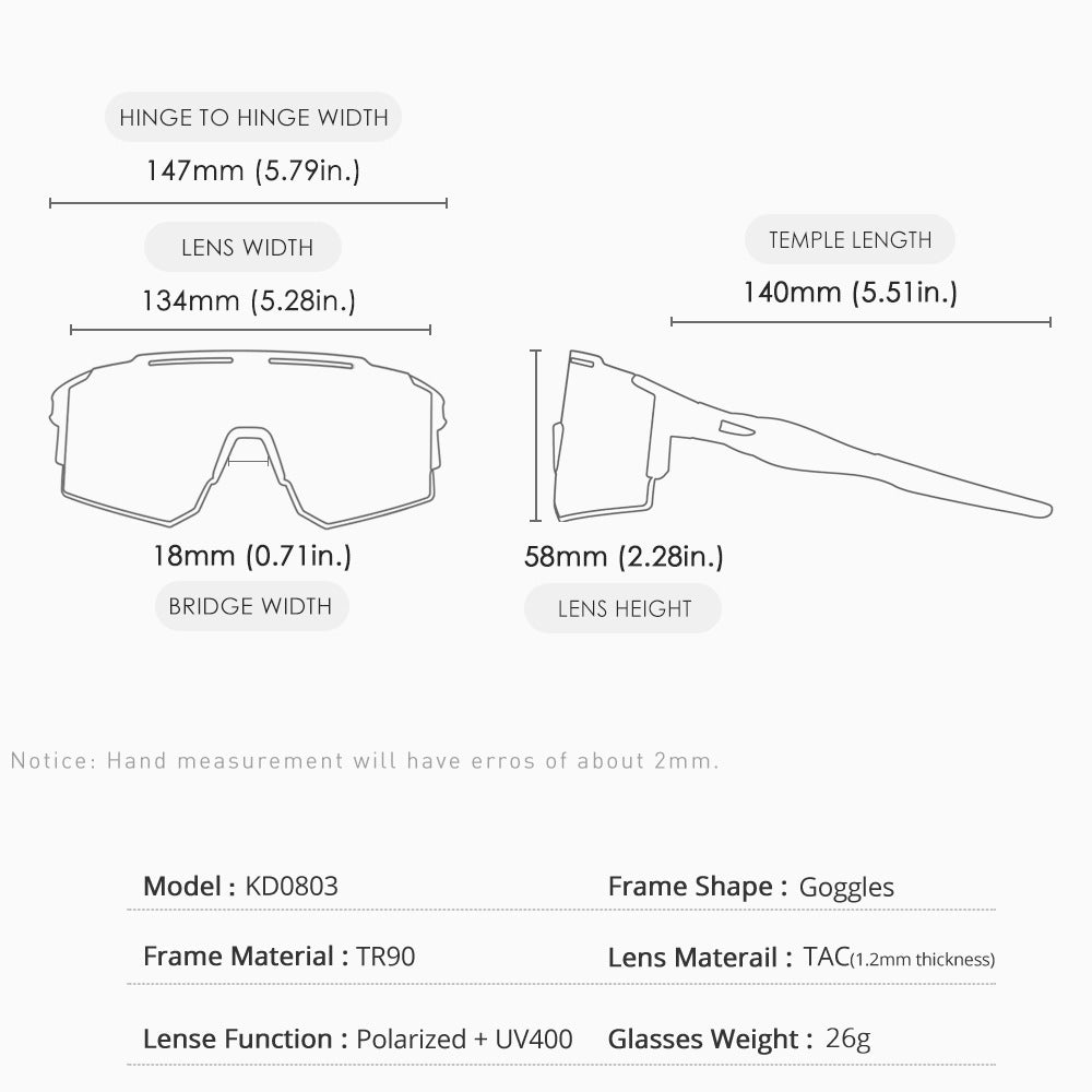 Outdoor Polarized Windproof Cycling Sunglasses