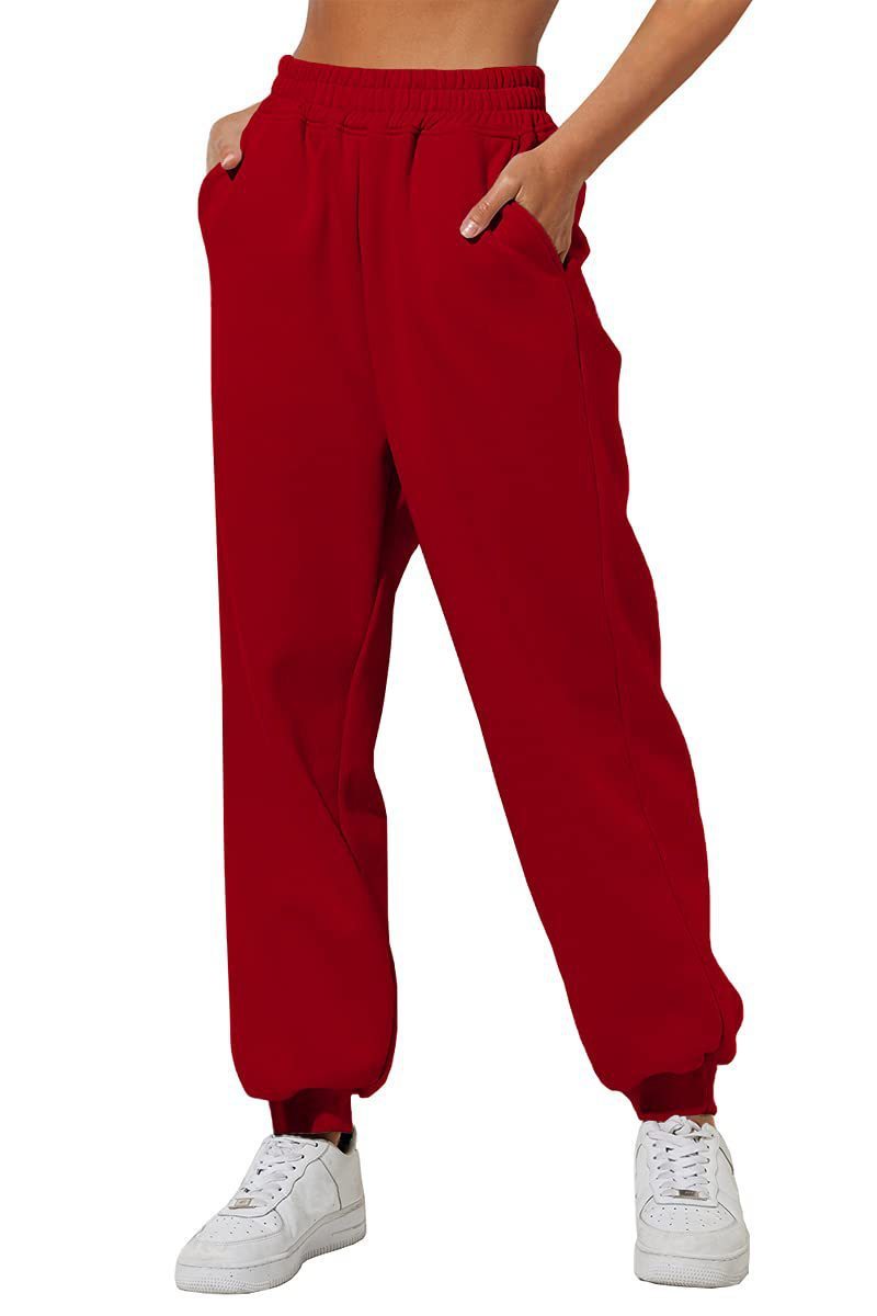Solid Color Polyester Fashion Pants – Simple Everyday Style