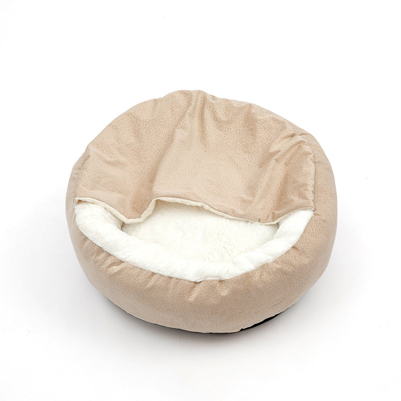Cat Bed Four Seasons Creative Pet Cover Blanket Integrated Shell Shape