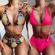 Women’s Halter Bikini Set – Beach Swimwear