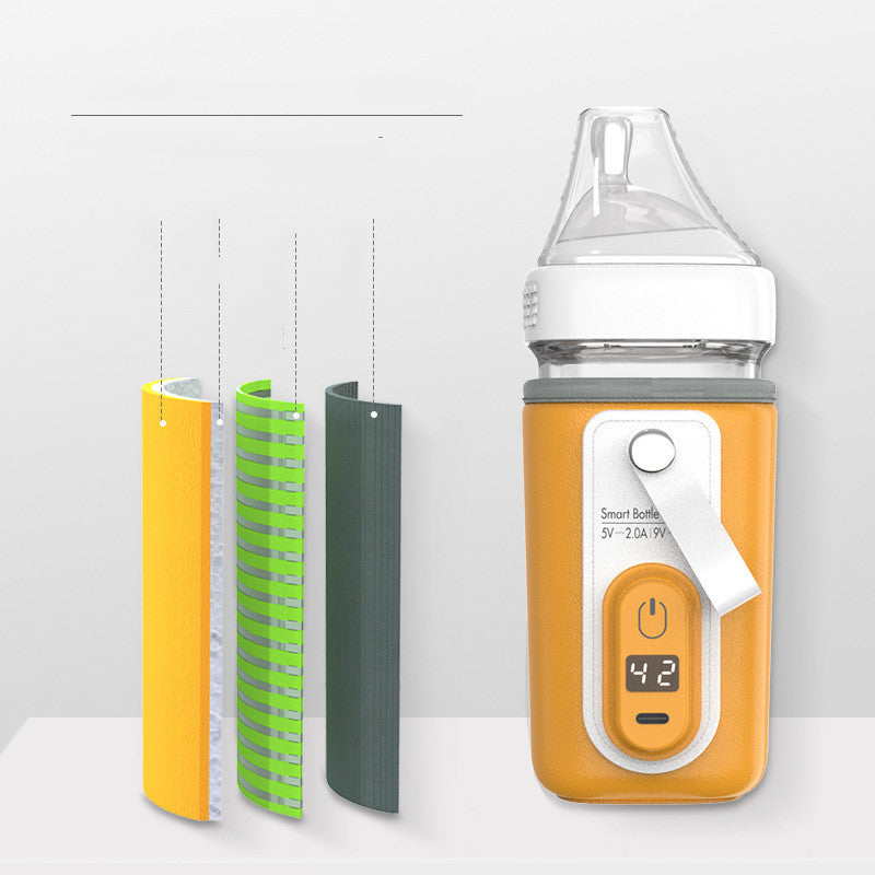 Unisex Adjustable Insulation Bottle Sleeve Nylon Fabric
